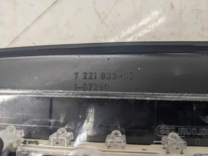 11-16 Mini Cooper High Mount Lamp w Upper Trim Panel 63257221834 OEM - Alshned Auto Parts