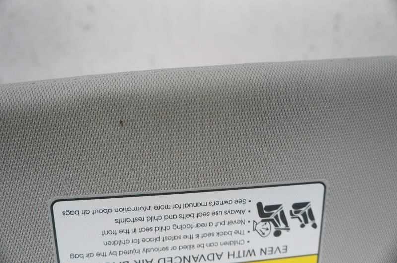 2011-2016 Kia Optima Passenger Right Sun Visor Gray 852022T02087 OEM - Alshned Auto Parts