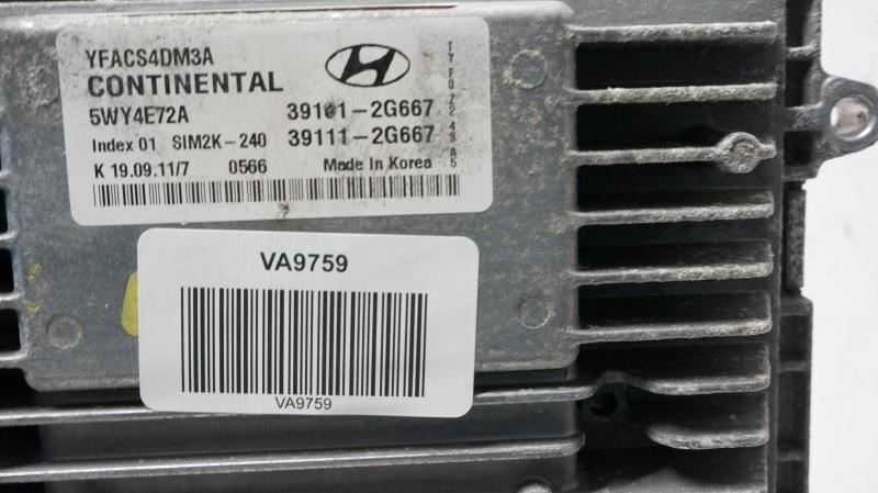 11-14 Hyundai Sonata 2.4L Engine Computer Control Module ECU ECM 39101-2G667 OEM - Alshned Auto Parts