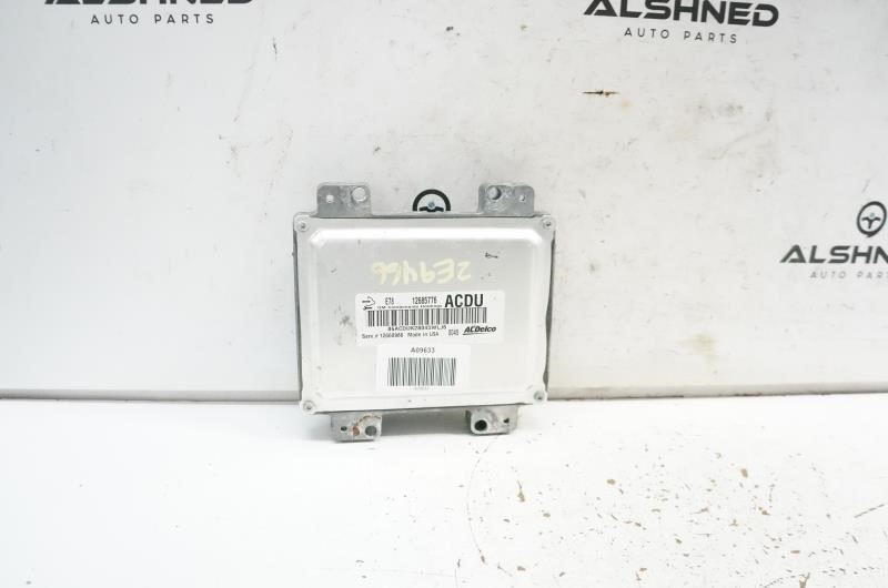 2018 Chevrolet Trax  Engine Computer Control Module ECU ECM 12685776 OEM - Alshned Auto Parts