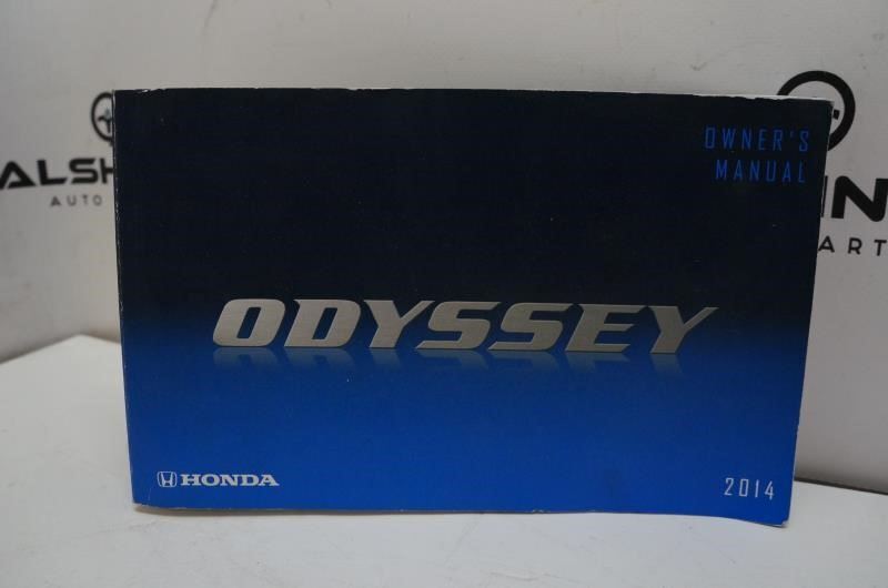 2014 Honda Odyssey Owner's Manual - Alshned Auto Parts