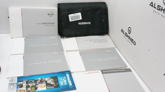 2016 Nissan Maxima Owner's Manual Book Set with Case - Alshned Auto Parts