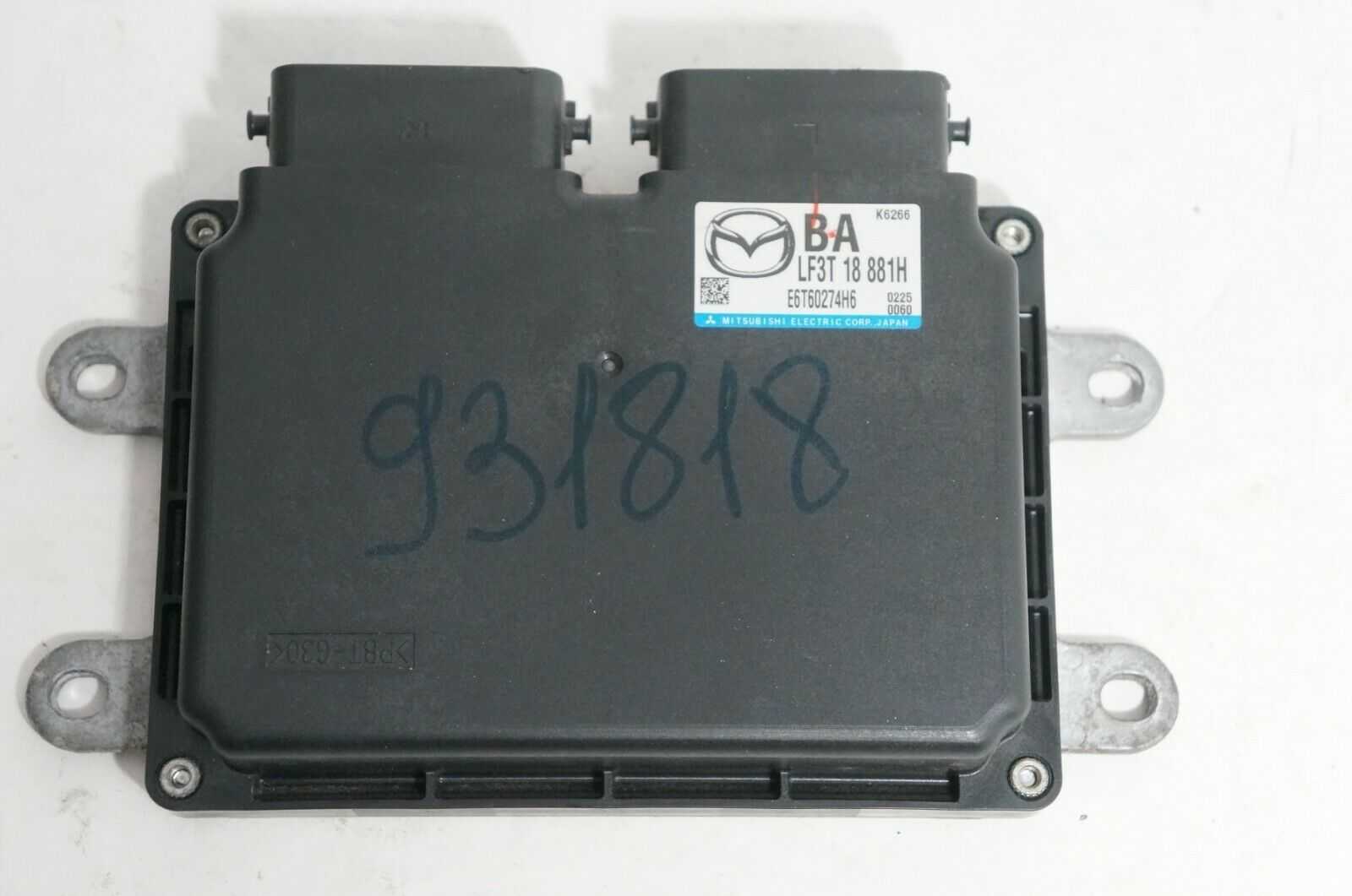 2010 Mazda 3 Engine Computer Control Module ECU ECM 113K Miles OEM LF3T 18 881H Alshned Auto Parts