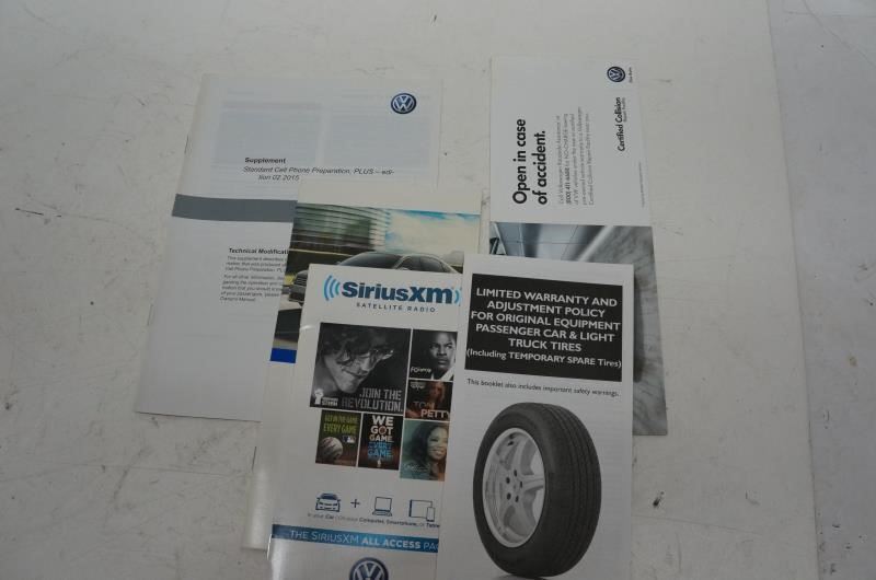 2015 Volkswagen Jetta Owner's Manual Warranty Supplement with Case - Alshned Auto Parts