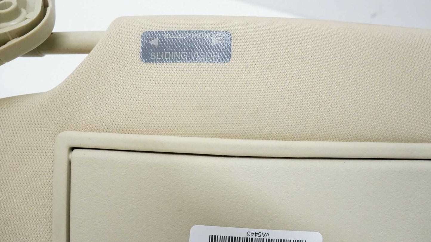 13-19 Ford Taurus Driver Left Side Sun Visor (BEI) OEM CE9Z-7404105-BE - Alshned Auto Parts