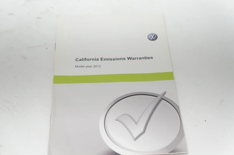 2012 Volkswagen CC Owner's Manual Book Set with Case - Alshned Auto Parts