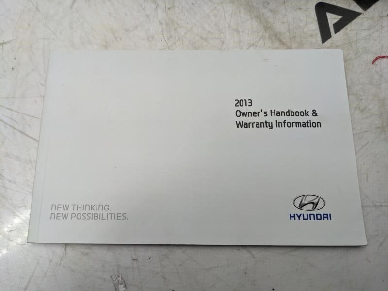 2013 Hyundai Sonata Owners Manual Set with Case A3S0-EU36F OEM - Alshned Auto Parts
