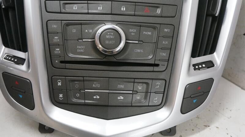 2010-2012 Cadillac SRX Radio Audio Climate Control Panel Faceplate 20864867 OEM - Alshned Auto Parts