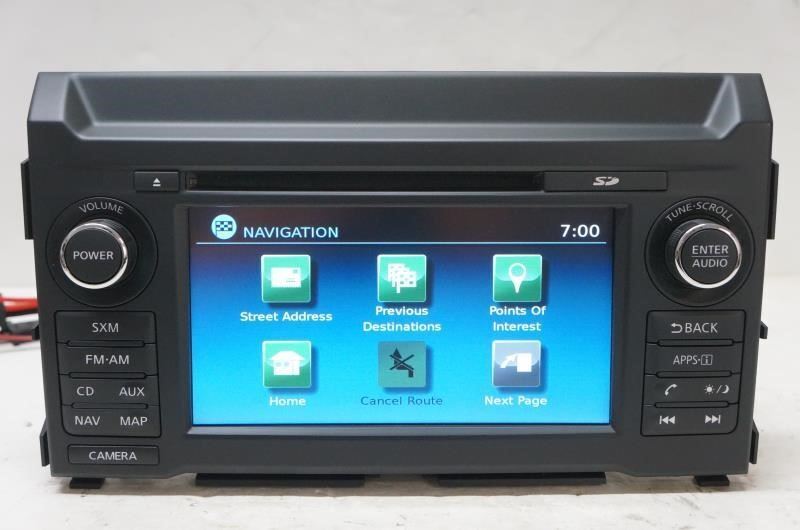 2017-2019 Nissan Titan Radio CD Navigation GPS Apps Phone Display OEM 25915EZ22E - Alshned Auto Parts