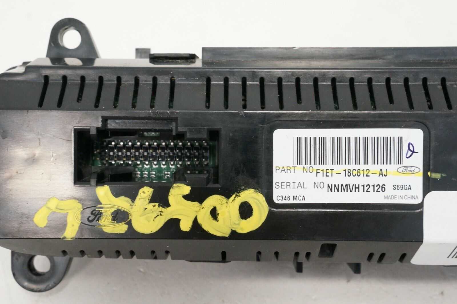 Ford Focus 2015-2018 AC Heater Temperature Control Unit F1Et-18C612-AJ OEM VA957 - Alshned Auto Parts