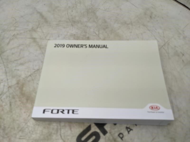 2019 Kia Forte Owners Manual Set DLS4-EU8OB OEM - Alshned Auto Parts