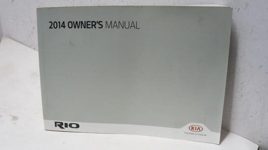 2014 Kia Rio Owner's Manual - Alshned Auto Parts