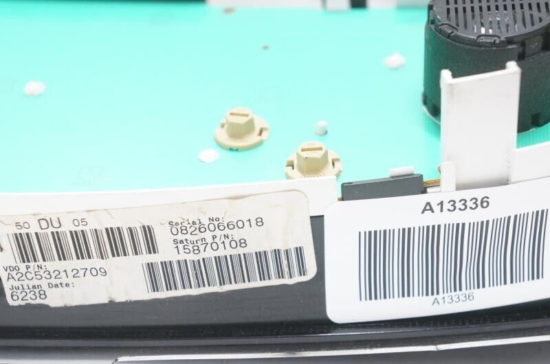 2005-2007 Saturn Ion Speedometer Cluster Unknown Mileage 3329530032C OEM - Alshned Auto Parts