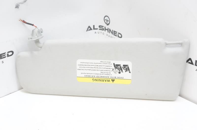 READ 11-18 Volkswagen Jetta Passenger Right Sunvisor Gray 1K0-857-552-AP-2F4 OEM - Alshned Auto Parts