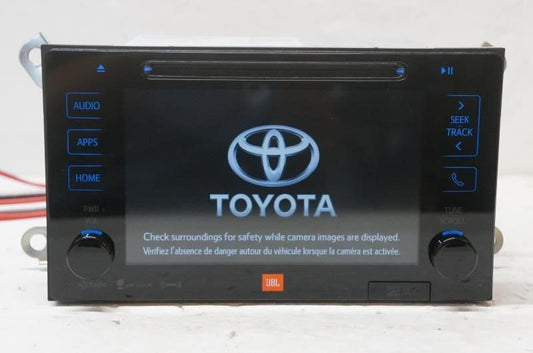 Toyota Tacoma 2018 JBL Audio CD Navigation Radio Receiver 510104 OEM 86100-04171 - Alshned Auto Parts