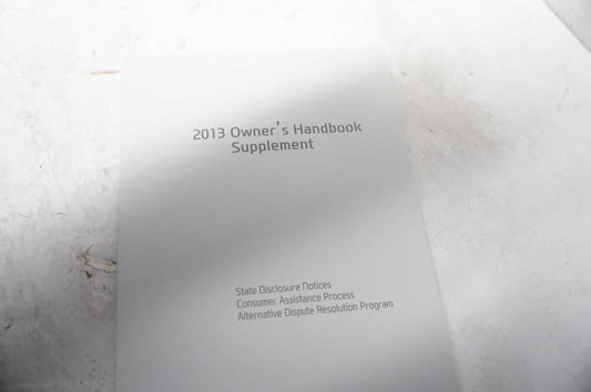 2013 Hyundai Tucson Owner's Manual Book Set with Case - Alshned Auto Parts