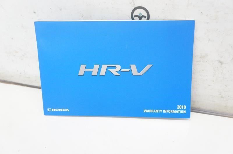 2019 Honda HR-V Owner's Guide Book Case 00X3-T7A-G300 OEM - Alshned Auto Parts