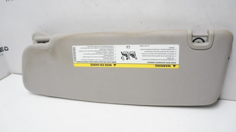 2017 Chrysler Pacifica Passenger Right Sun Visor Gray 6EL06PD2AB OEM - Alshned Auto Parts