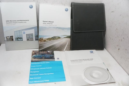 2019 Volkswagen Jetta Owner's Manual Book Set with Case - Alshned Auto Parts