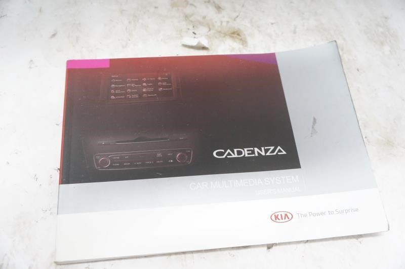 2014 Kia Cadenza Car Multimedia System Manual and Features & Functions Guide - Alshned Auto Parts