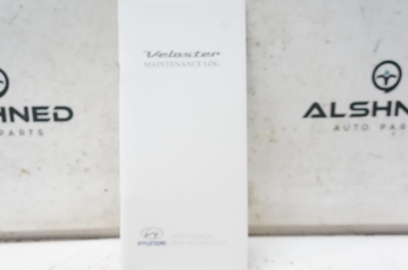 2017 Hyundai Veloster Owner's Manual Book Case H2VO-EU6OB OEM - Alshned Auto Parts