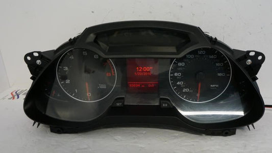 09-12 Audi A4 Speedometer Cluster Mileage 93,694 OEM 8K0920950H - Alshned Auto Parts