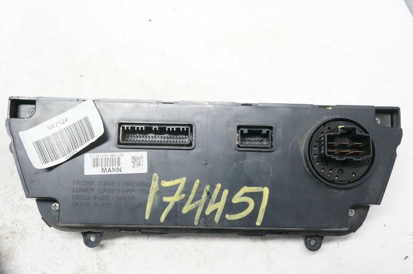 15-16 Hyundai Sonata AC Heater Climate Temperature Control TN237000-68901H OEM - Alshned Auto Parts