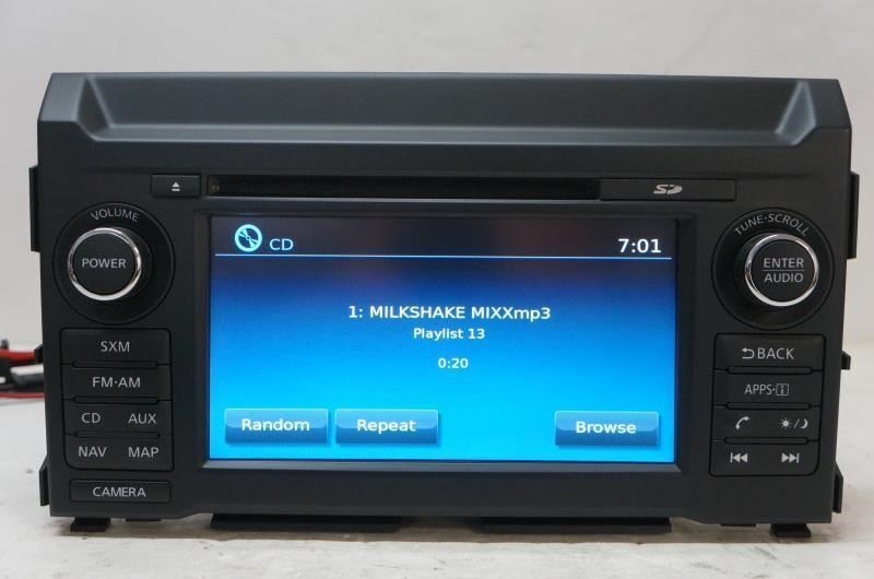 2017-2019 Nissan Titan Radio CD Navigation GPS Apps Phone Display OEM 25915EZ22E - Alshned Auto Parts