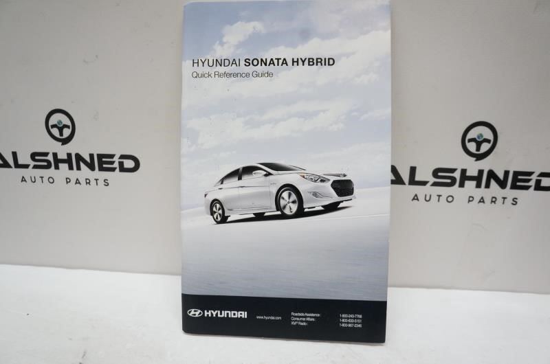 2011 Hyundai Sonata Hybrid Owner Manual Set with Case - Alshned Auto Parts