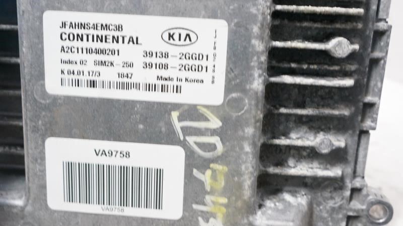 2016-2018 Kia Optima 2.4L Engine Computer Control Module ECU ECM 39138-2GGD1 OEM - Alshned Auto Parts