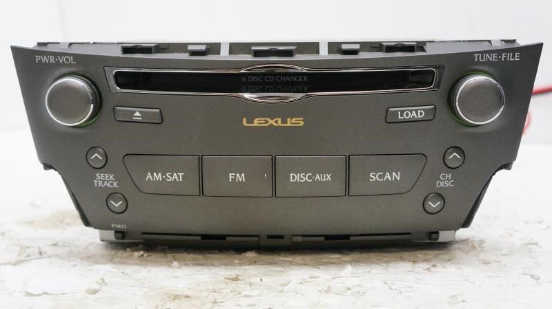 09-10 Lexus IS250 AM/FM 6Disc SAT Radio OEM 86120-53690 ID P1821 - Alshned Auto Parts