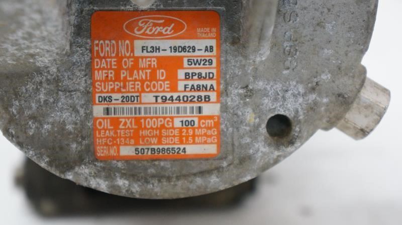 2015-2016 Ford F150 3.5L Turbo AC Compressor FL3H-19D629-AB OEM Alshned Auto Parts