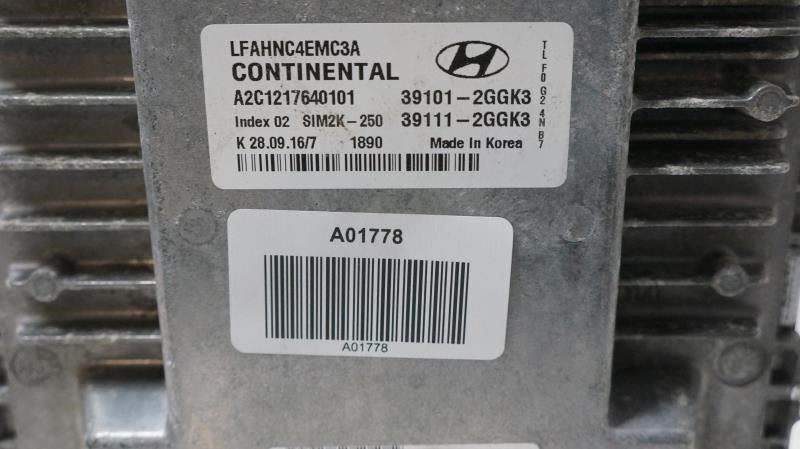 15-17 Hyundai Sonata 2.4L Engine Computer Control Module ECU ECM 39111-2GGK3 OEM - Alshned Auto Parts