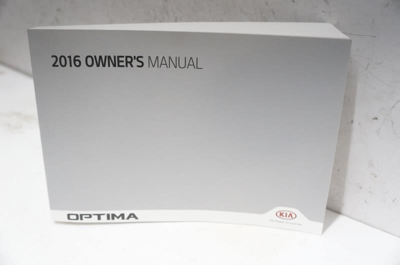 2016 Kia Optima Owner's Manual Book Set with Case - Alshned Auto Parts