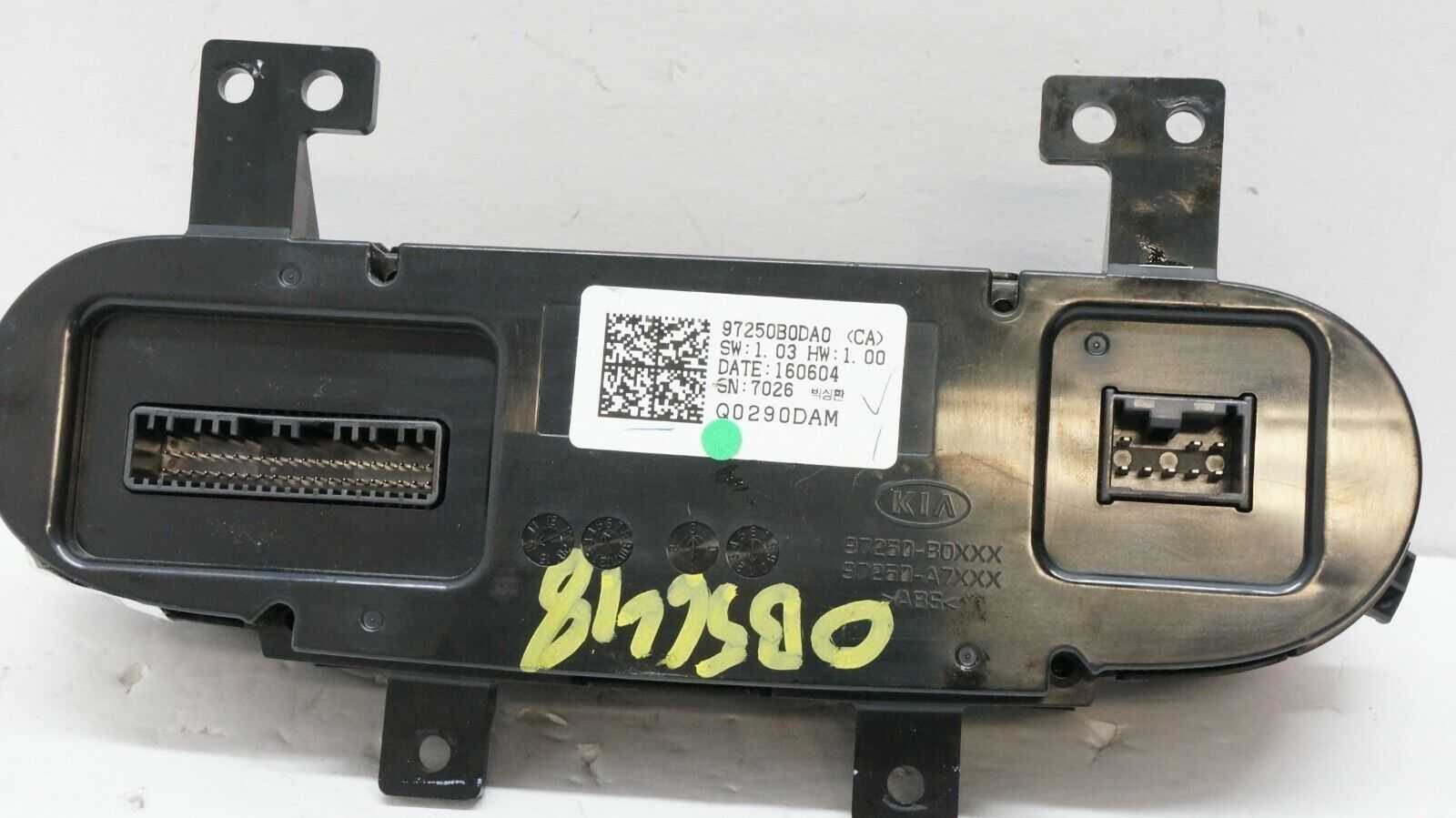 17-18 KIA Forte AC Heat Temperature Climate Control OEM 97250B0DA0 - Alshned Auto Parts