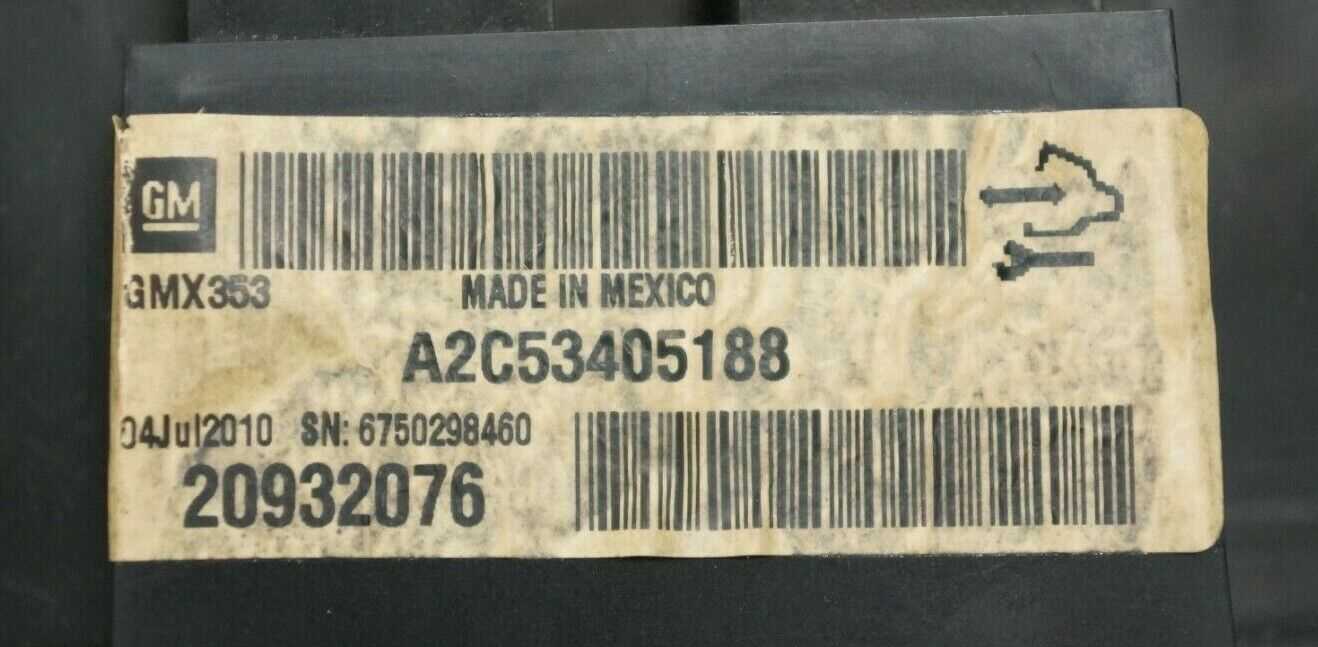 2011 Buick Lacrosse Speedometer Instrument Gauge (Mileage Unknown) OEM 20932076 - Alshned Auto Parts