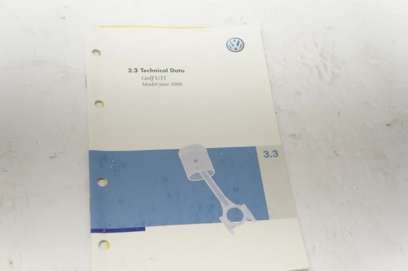 2006 Golf GTI Owner's Guide Books Set with Case - Alshned Auto Parts