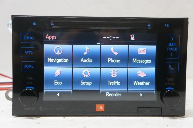 Toyota Tacoma 2018 JBL Audio CD Navigation Radio Receiver 510104 OEM 86100-04171 - Alshned Auto Parts