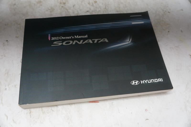 2012 Hyundai Sonata Owner's Manual Book Set with Case - Alshned Auto Parts