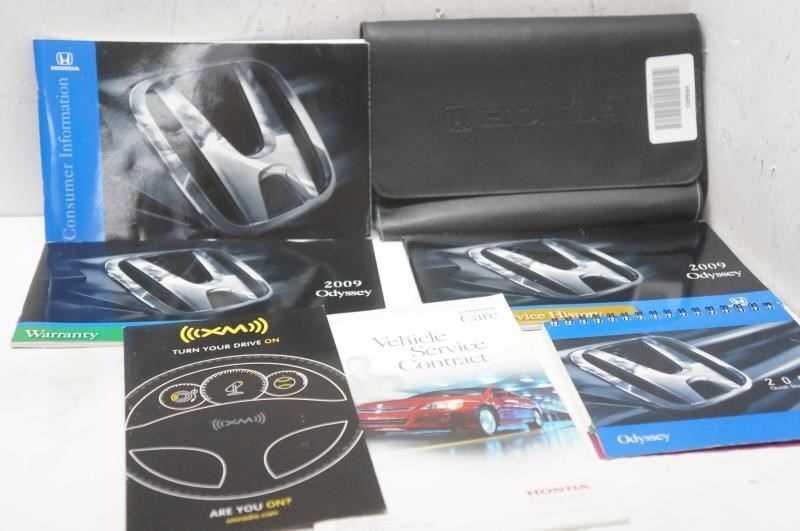 2009 Honda Odyssey Start Guide & Warranty Book with Case - Alshned Auto Parts