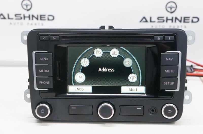 11 Volkswagen Golf GTI Navigation CD Player Radio  Display 1K0-035-274B - Alshned Auto Parts