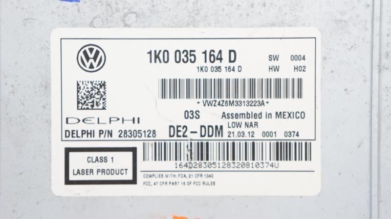 *READ* 11-14 Volkswagen Jetta AM/FM CD MP3 Radio OEM 1K0035164D CODE 1592 - Alshned Auto Parts