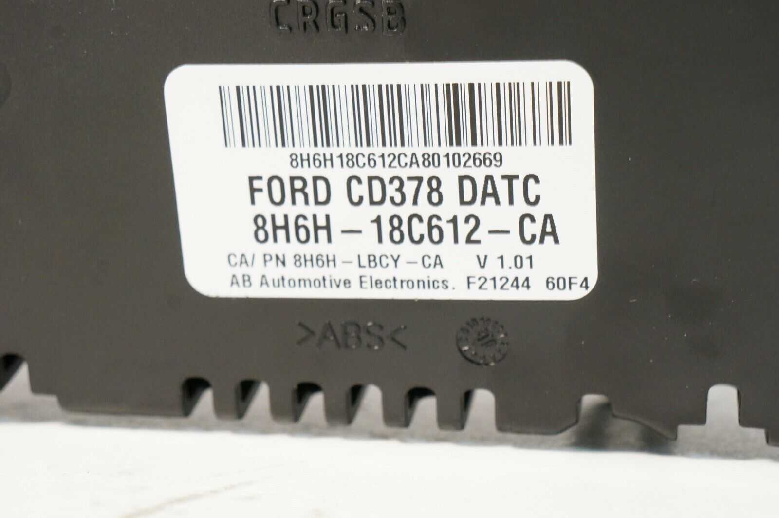 2007-2009 lincoln mkz heater ac temperature control 8h6h18c612ca oem Alshned Auto Parts