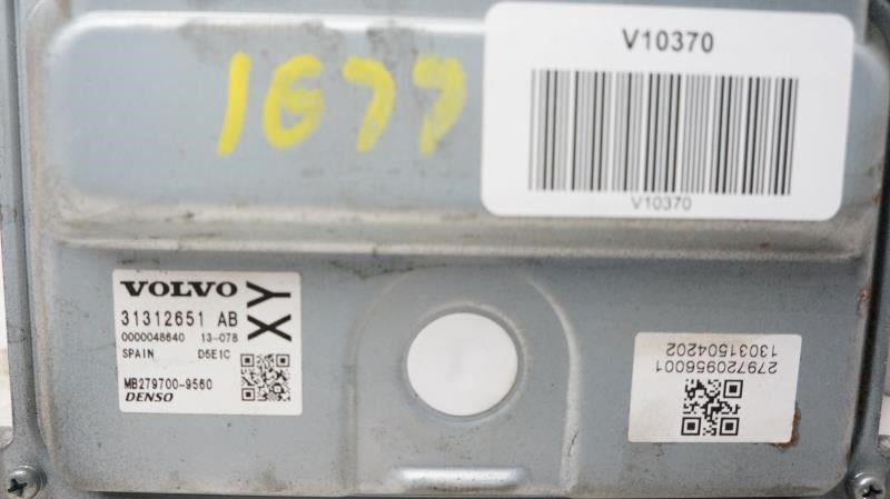 2014-2016 Volvo S60 Engine Computer Control Module ECU ECM 31312651AB OEM - Alshned Auto Parts