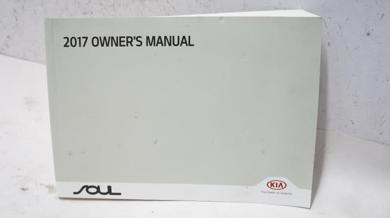 2017 Kia Soul Owner's Manual - Alshned Auto Parts