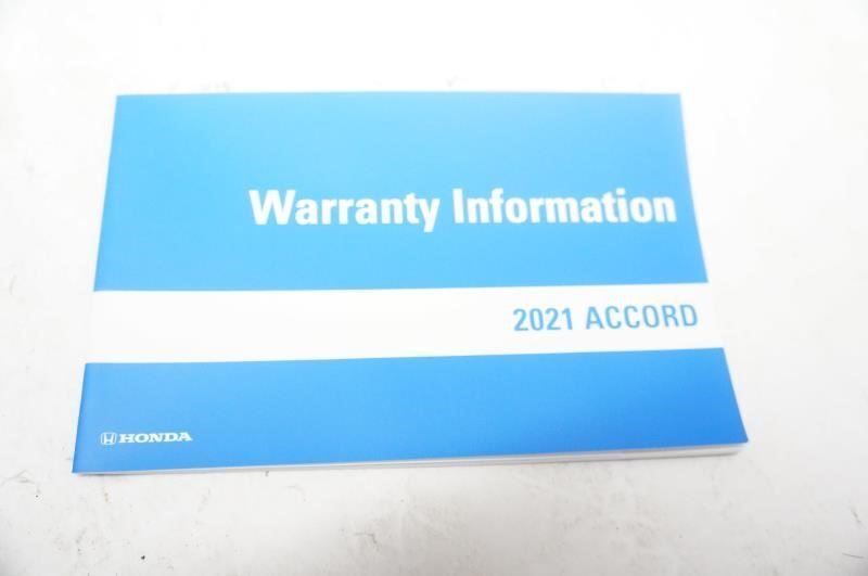 2021 Honda Accord Owner's Guide Book Set with Case - Alshned Auto Parts