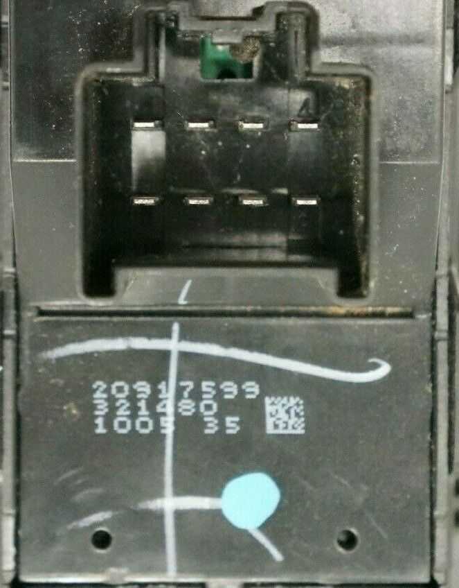 2010-2015 Chevrolet Equinox LH Driver Power Door Window Switch OEM 25946838/40 - Alshned Auto Parts