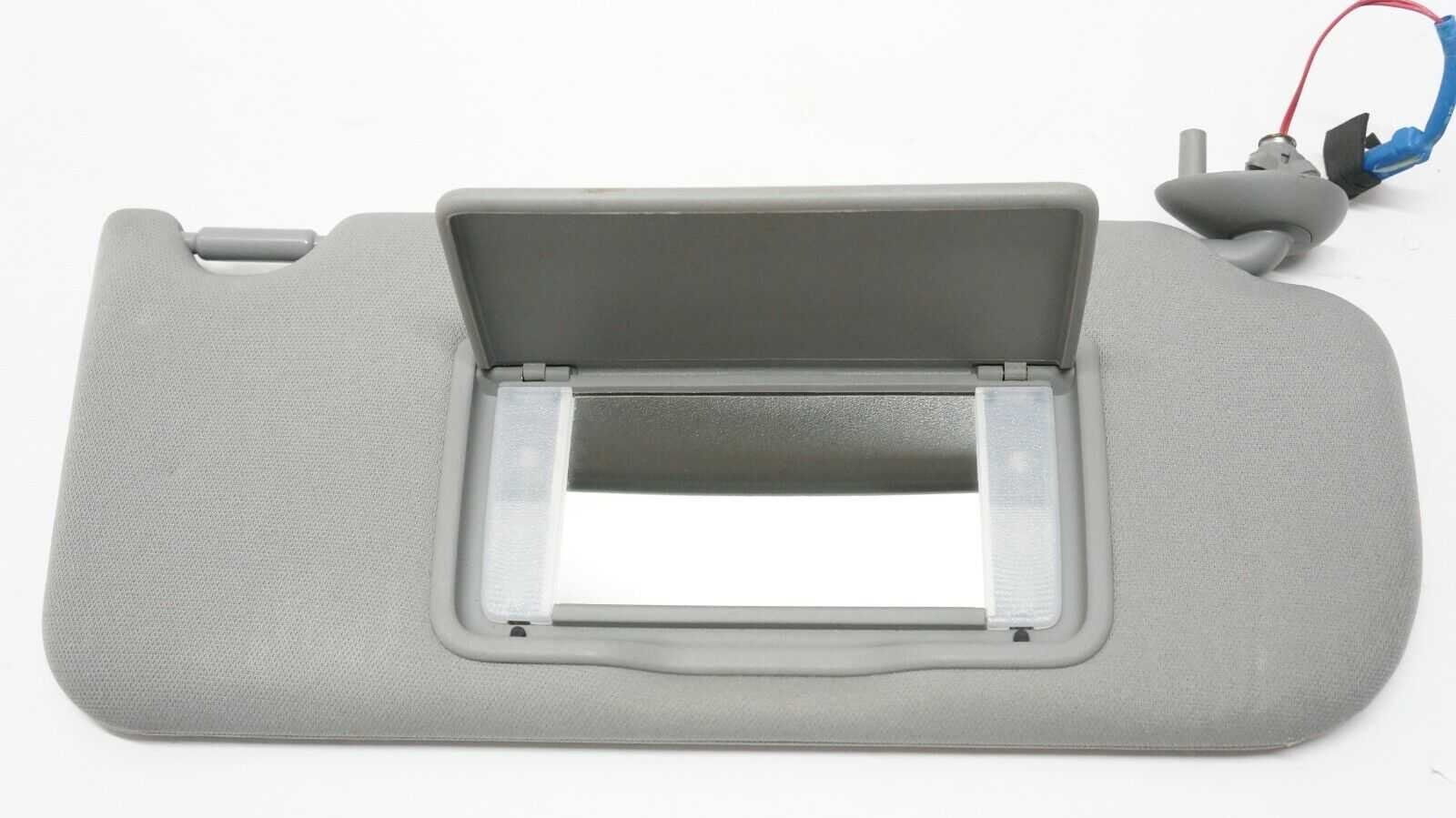 15-17 Acura TLX Passenger Right Side Sun Visor Illum (Gray) OEM  8-97159-045-0 - Alshned Auto Parts