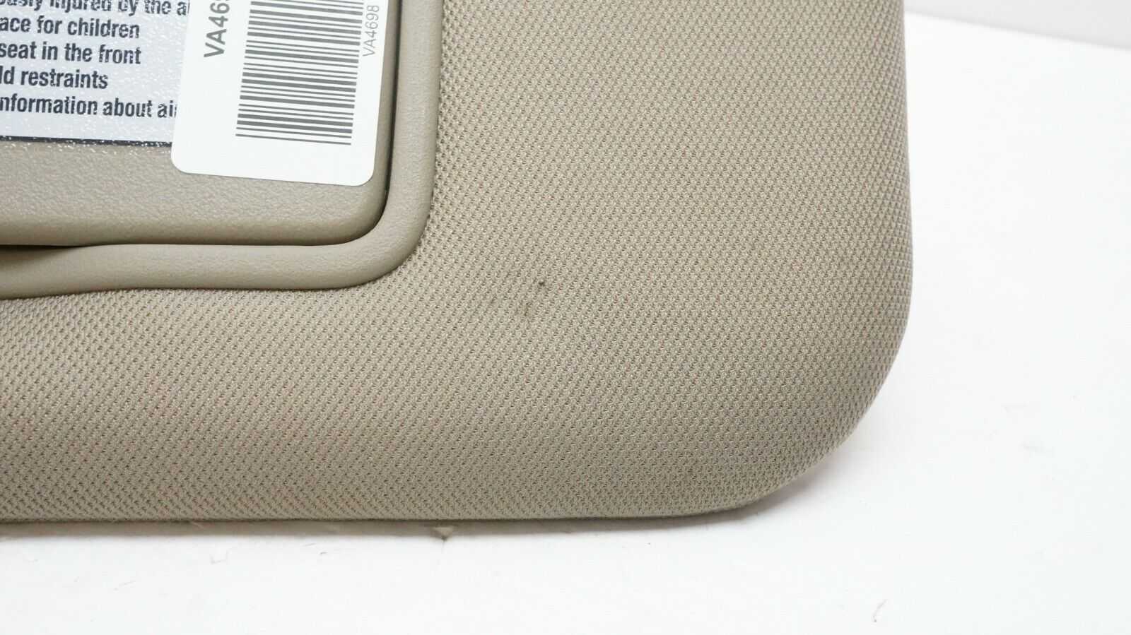 11-13 Honda Odyssey Passenger Right Side Sun Visor (GRAY) OEM  83230-TK8-A01ZA - Alshned Auto Parts