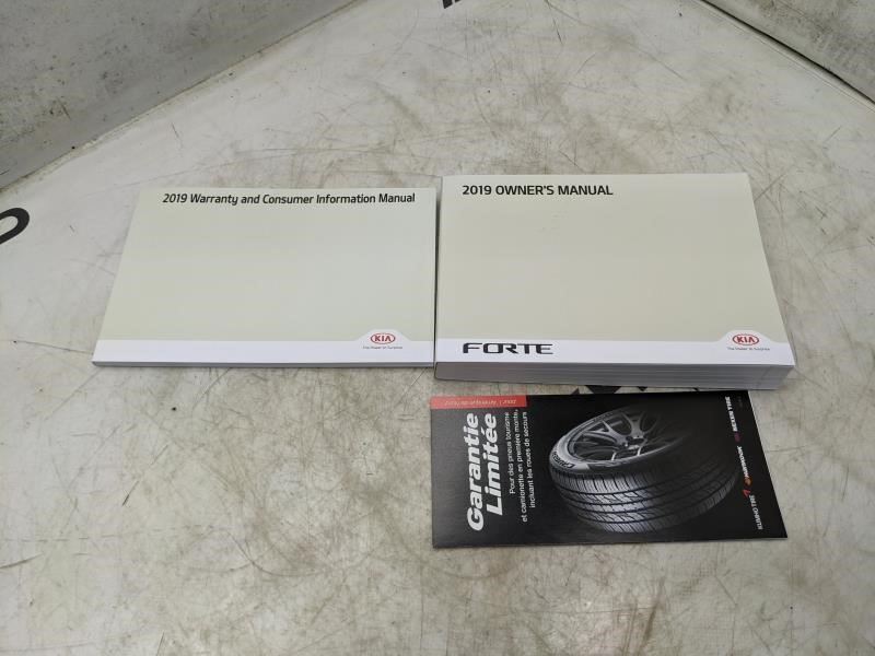 2019 Kia Forte Owners Manual Set DLS4-EU8OB OEM - Alshned Auto Parts